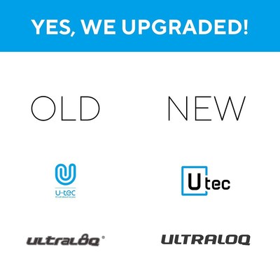 La marque de serrure intelligente ultime - ULTRALOQ et son inventeur - Les logos d’U-tec tous deux rafraîchis